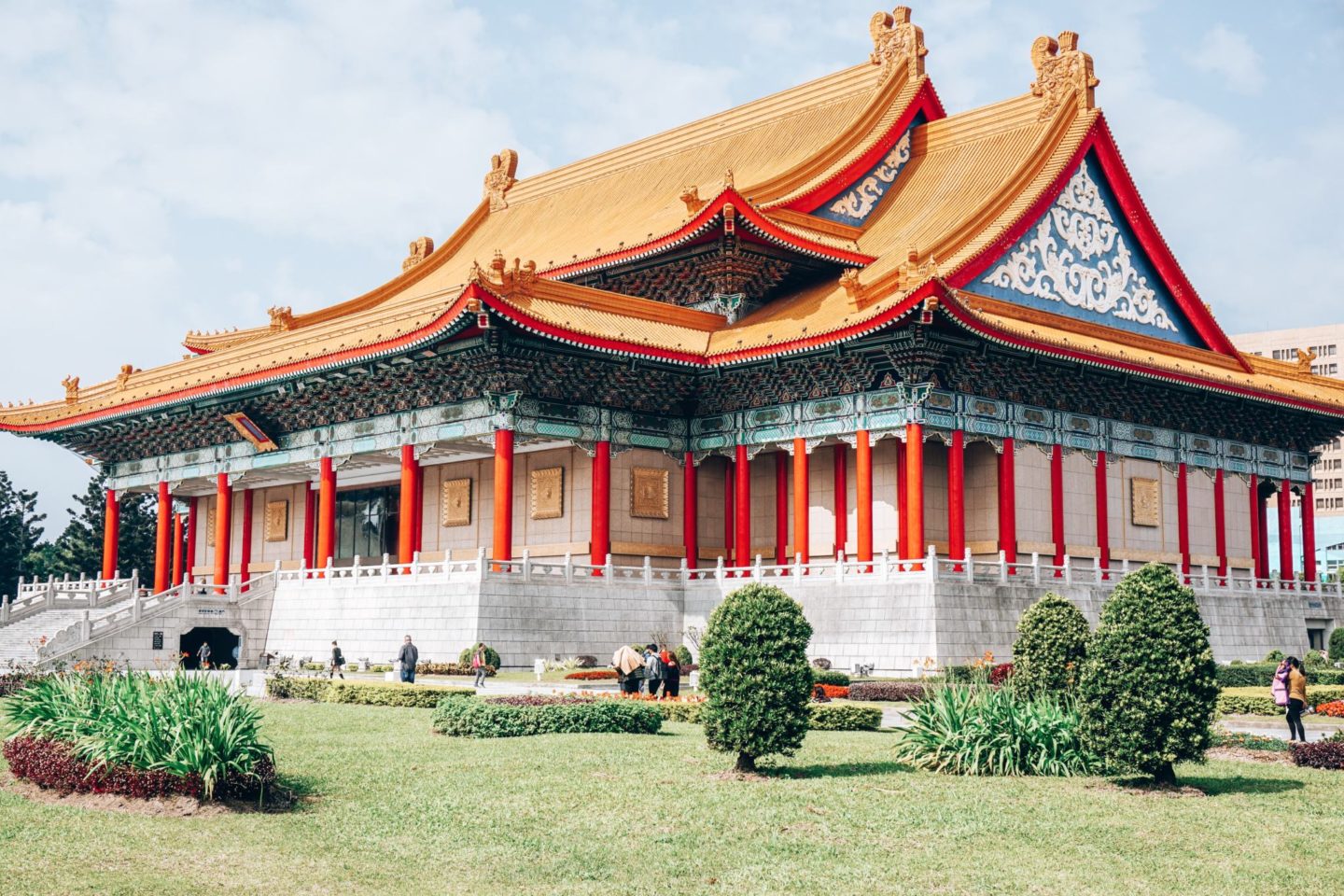 The National Concert Hall at Chiang Kai Shek Memorial Hall. 